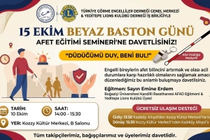 15 Ekim Beyaz Baston Günü Kapsamında 