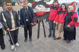 29 Ekim Cumhuriyet Bayramı Çelenk Koyma Törenine Katıldık