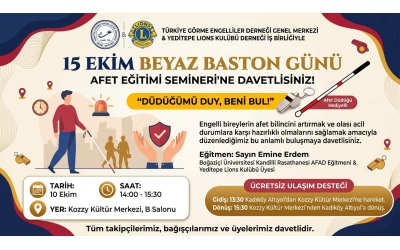 15 Ekim Beyaz Baston Günü Kapsamında 