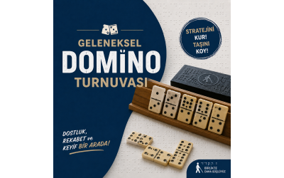 DERNEĞİMİZ TARAFINDAN GELENEKSEL DOMİNO TURNUVASI DÜZENLENECEKTİR