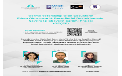 Görme Yetersizliği Olan Çocukların Erken Okuryazarlık Becerilerini Desteklemede Çevrimiçi Ebeveyn Eğitimi Projesi (GEÇEE) Başvuruları Başladı