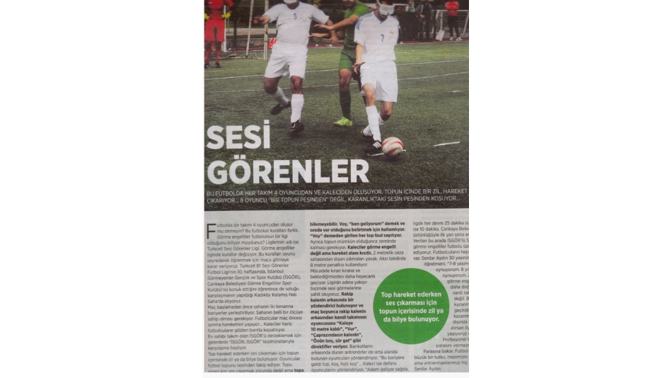 SESİ GÖRENLER- Fitbul Dergisi